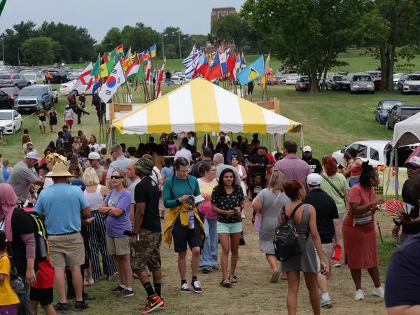Kansas City, Missouri - 18 Ağustos 2024: Swope Park 'ta KC Etnik Zenginleştirme Festivali
