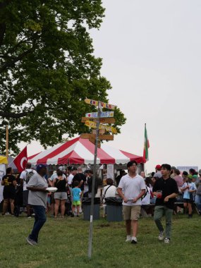 Kansas City, Missouri - 18 Ağustos 2024: Swope Park 'ta KC Etnik Zenginleştirme Festivali