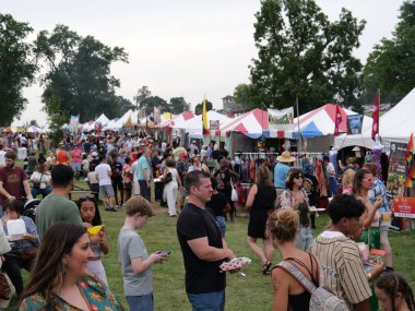 Kansas City, Missouri - 18 Ağustos 2024: Swope Park 'ta KC Etnik Zenginleştirme Festivali