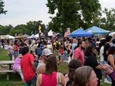 Kansas City, Missouri - 18 Ağustos 2024: Swope Park 'ta KC Etnik Zenginleştirme Festivali
