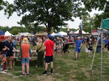 Kansas City, Missouri - 18 Ağustos 2024: Swope Park 'ta KC Etnik Zenginleştirme Festivali