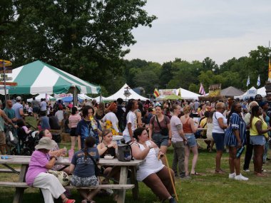 Kansas City, Missouri - 18 Ağustos 2024: Swope Park 'ta KC Etnik Zenginleştirme Festivali