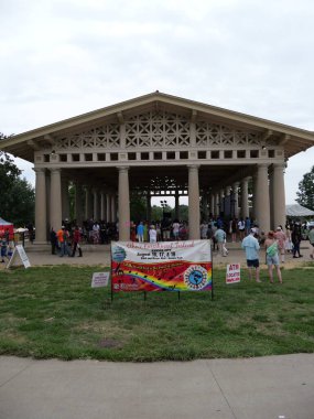 Kansas City, Missouri - 18 Ağustos 2024: Swope Park 'ta KC Etnik Zenginleştirme Festivali