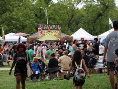 Kansas City, Missouri - 18 Ağustos 2024: Swope Park 'ta KC Etnik Zenginleştirme Festivali