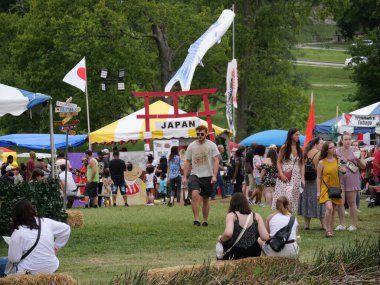 Kansas City, Missouri - 18 Ağustos 2024: Swope Park 'ta KC Etnik Zenginleştirme Festivali