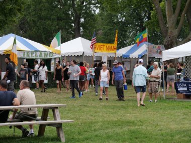 Kansas City, Missouri - 18 Ağustos 2024: Swope Park 'ta KC Etnik Zenginleştirme Festivali