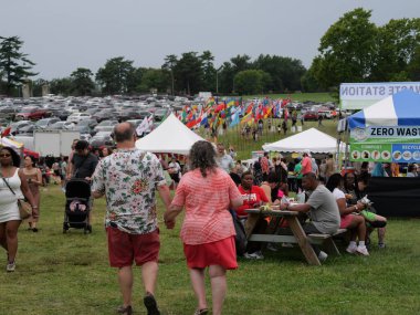 Kansas City, Missouri - 18 Ağustos 2024: Swope Park 'ta KC Etnik Zenginleştirme Festivali