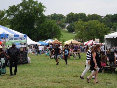 Kansas City, Missouri - 18 Ağustos 2024: Swope Park 'ta KC Etnik Zenginleştirme Festivali