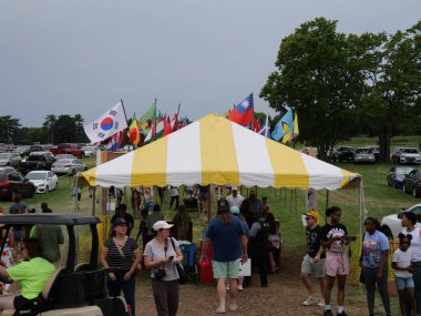 Kansas City, Missouri - 18 Ağustos 2024: Swope Park 'ta KC Etnik Zenginleştirme Festivali