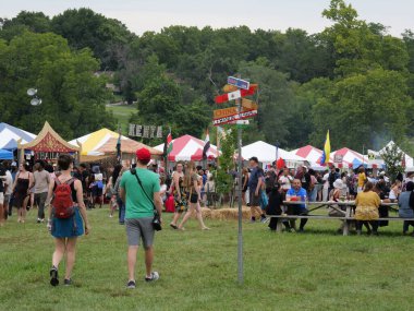 Kansas City, Missouri - 18 Ağustos 2024: Swope Park 'ta KC Etnik Zenginleştirme Festivali