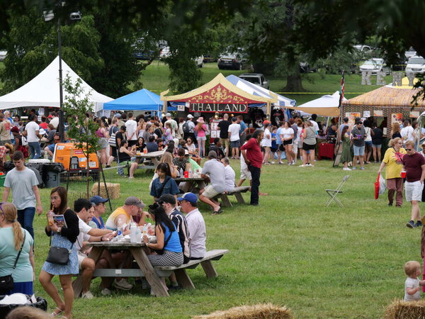 Канзас-Сити, Миссури - 18 августа 2024 года: Фестиваль этнического обогащения KC в Swope Park