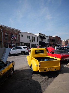 Weston, Missouri - 24 Ağustos 2024: Tarihi Weston 'da Ana Cadde, MO