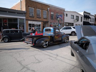 Weston, Missouri - 24 Ağustos 2024: Tarihi Weston 'da Ana Cadde, MO