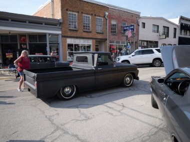 Weston, Missouri - 24 Ağustos 2024: Tarihi Weston 'da Ana Cadde, MO