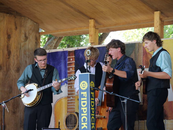 Lawrence, Kansas - August 25, 2024: Kansas State Fiddling and Picking Championships - FidPick 2024