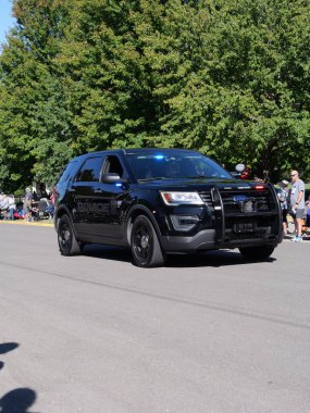 Olathe, Kansas - 7 Eylül 2024: Johnson County Eski Yerleşimciler Geçidi - Kansas 'taki En Büyük Geçit Töreni