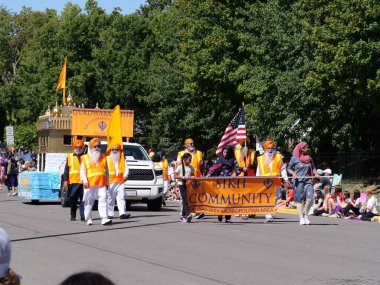 Olathe, Kansas - September 7, 2024: Johnson County Old Settlers Parade - Largest Parade in Kansas clipart