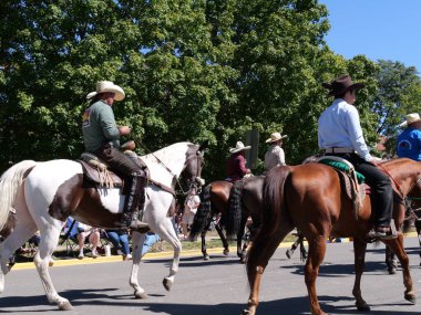 Olathe, Kansas - September 7, 2024: Johnson County Old Settlers Parade - Largest Parade in Kansas clipart