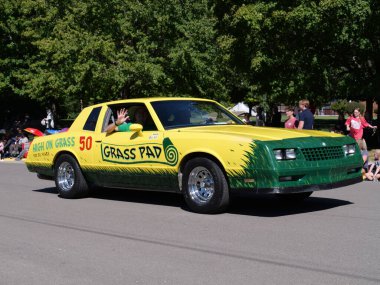 Olathe, Kansas - 7 Eylül 2024: Johnson County Eski Yerleşimciler Geçidi - Kansas 'taki En Büyük Geçit Töreni