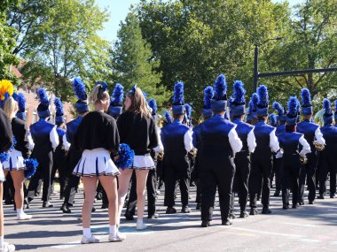 Olathe, Kansas - 7 Eylül 2024: Johnson County Eski Yerleşimciler Geçidi - Kansas 'taki En Büyük Geçit Töreni