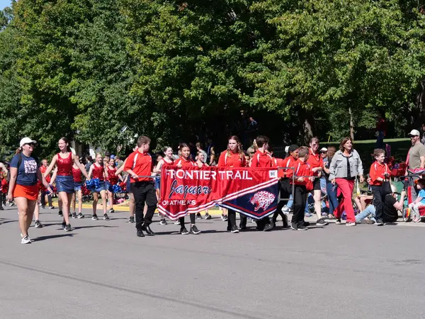 stock image Olathe, Kansas - September 7, 2024: Johnson County Old Settlers Parade - Largest Parade in Kansas