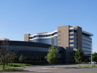 Olathe, Kansas - September 8, 2024: Garmin Headquarters Main Office in the Kansas City Area clipart