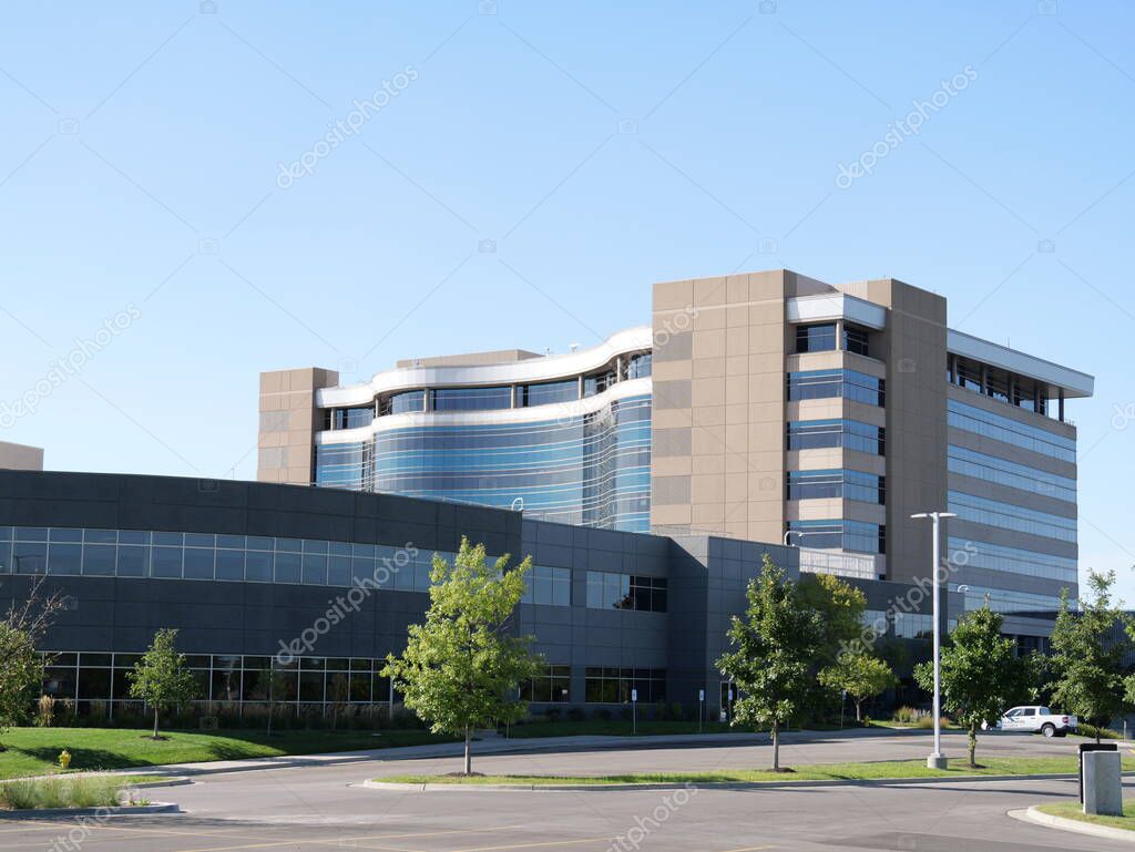 Olathe, Kansas - September 8, 2024: Garmin Headquarters Main Office in the Kansas City Area