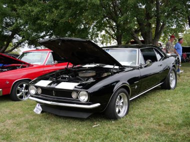 Merriam, Kansas - 14 Eylül 2024: Turkey Creek Araba ve Motosiklet Fuarı