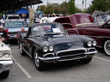 Merriam, Kansas - 14 Eylül 2024: Turkey Creek Araba ve Motosiklet Fuarı