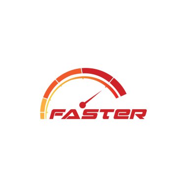 hız metre pandom simgesi vektör çizim şablonu tasarımı