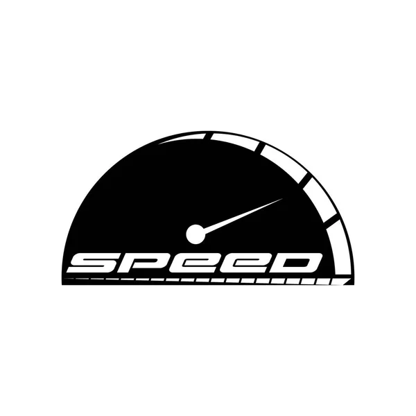 Geschwindigkeitsmesser Pandom Symbol Vektor Illustration Vorlage Design — Stockvektor