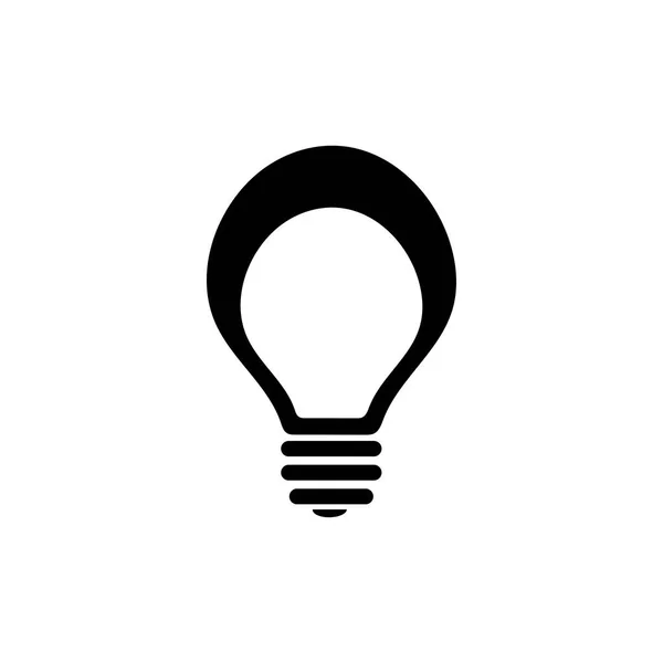 Lampadina Elettrica Logo Icona Vector Design Template — Vettoriale Stock
