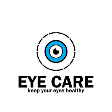 eye care icon vector illustration template design