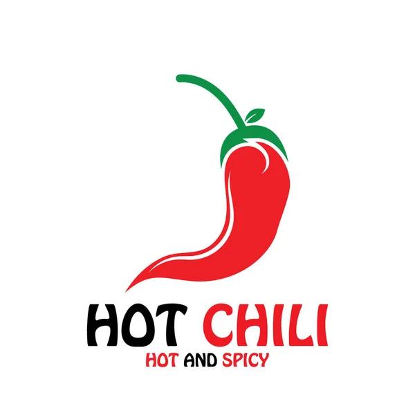 Chili Hot Spicy Icon Vector Illustration Template Design — Stock Vector