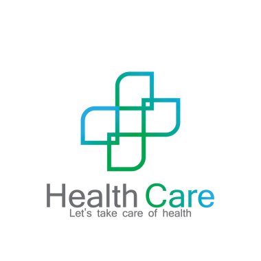 Sağlık Tıbbi Logosu vektör illüstrasyon tasarımı
