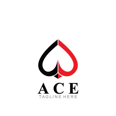 ace logo icon vector illustration template design