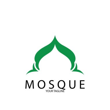 İslami simge illüstrasyon Logo şablon tasarımı