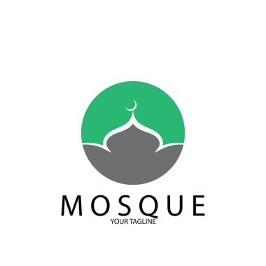 mosque icon vector illustration template design