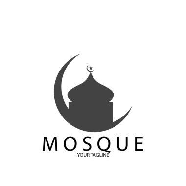 mosque icon vector illustration template design