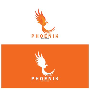 Anka ikonu vektör illüstrasyon şablonu tasarımı