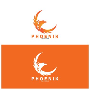 Anka ikonu vektör illüstrasyon şablonu tasarımı