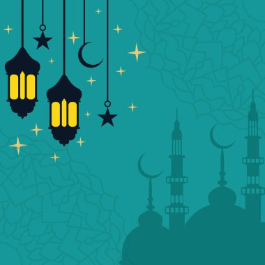 ramadhan şablon arkaplan tasarımı