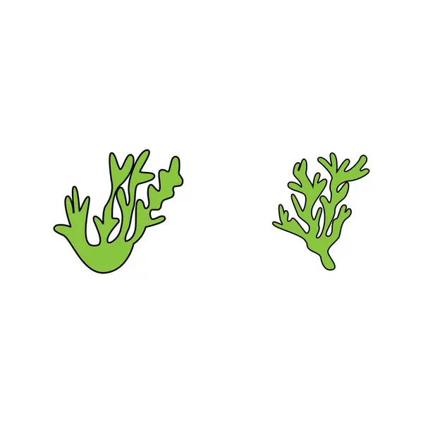 Seaweed Icon Vector Logo Ilustration — 图库矢量图片