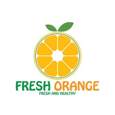 Taze Portakal Meyvesi, Limon Limonlu Greyfurt Grafik ikonu çizim şablonu tasarımı