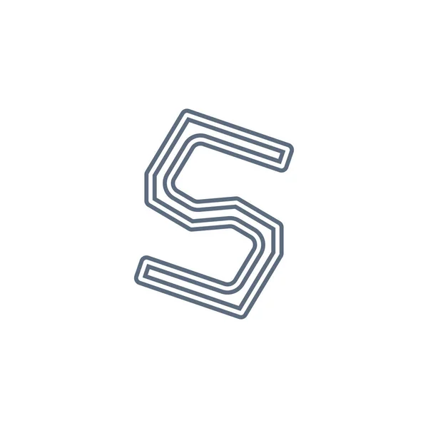 Prémio Carta Monograma Conceito Ícone Vetor Ilustração Modelo Design — Vetor de Stock