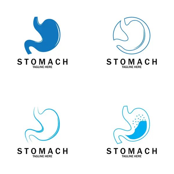 Stomach Care Icon Designs Concept Vector Illustration — Stock Vector