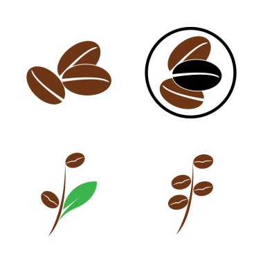 Kahve fincanı Logo Şablon vektör tasarımı