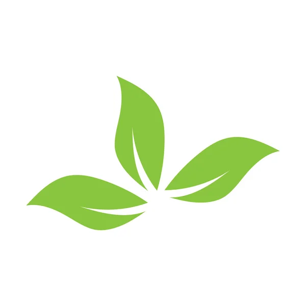 Leaf Ecology Icon Vector Illustration Template Design — Stockový vektor