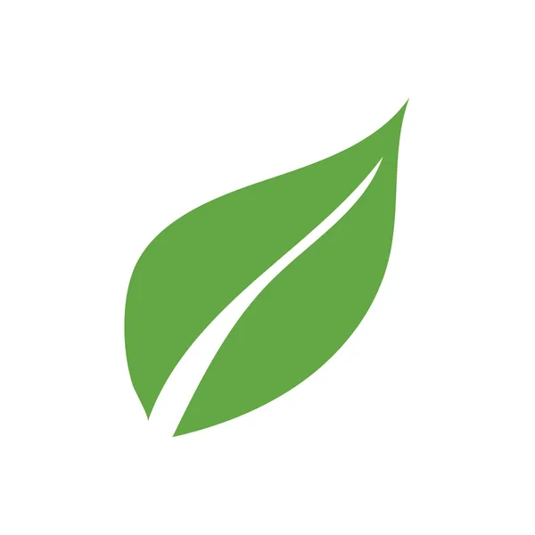 Leaf Ecology Icon Vector Illustration Template Design — Stockový vektor