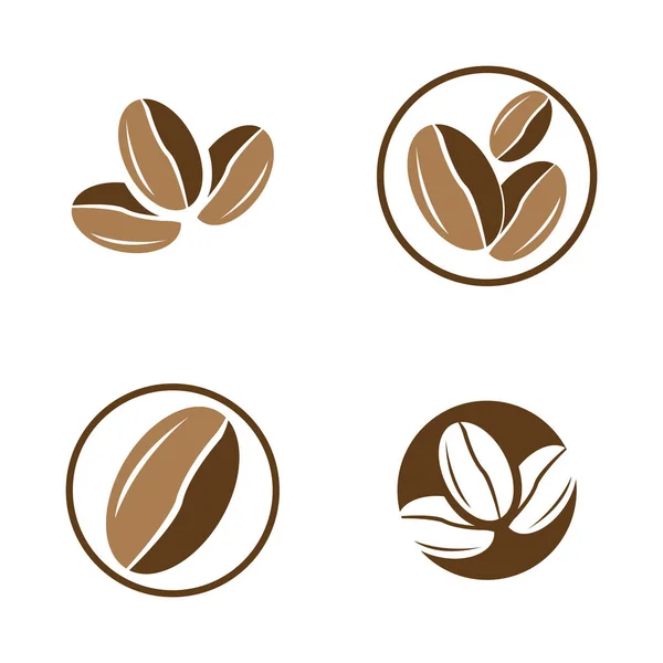 Modèle Logo Café Conception Icône Vectorielle — Image vectorielle